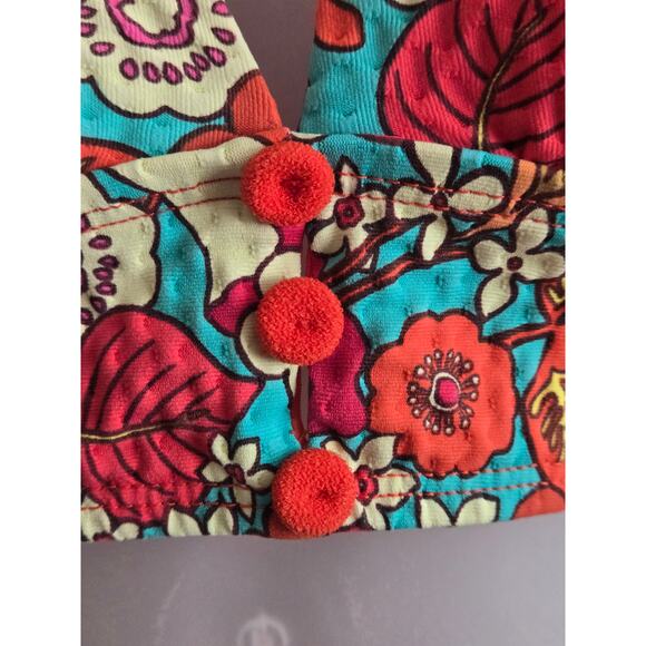 Robin Piconne BIBI Triangle Bikini Top & Bottoms, Iceberg Multi Top LG Bottoms M - Picture 6 of 10